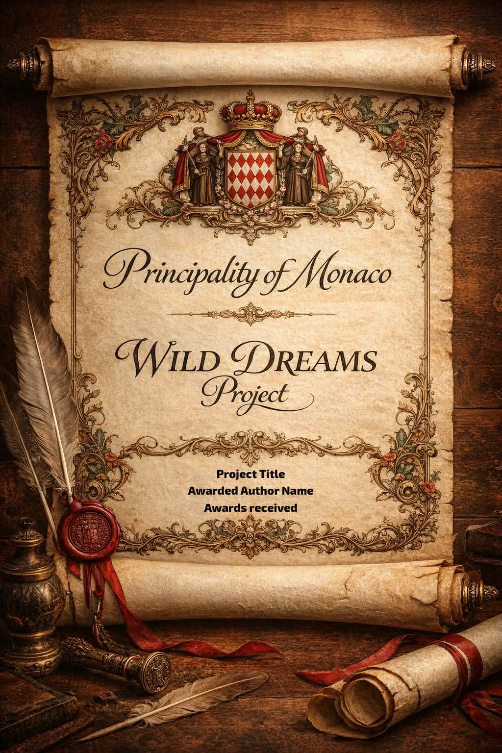 Book your Principality of Monaco Parchment!